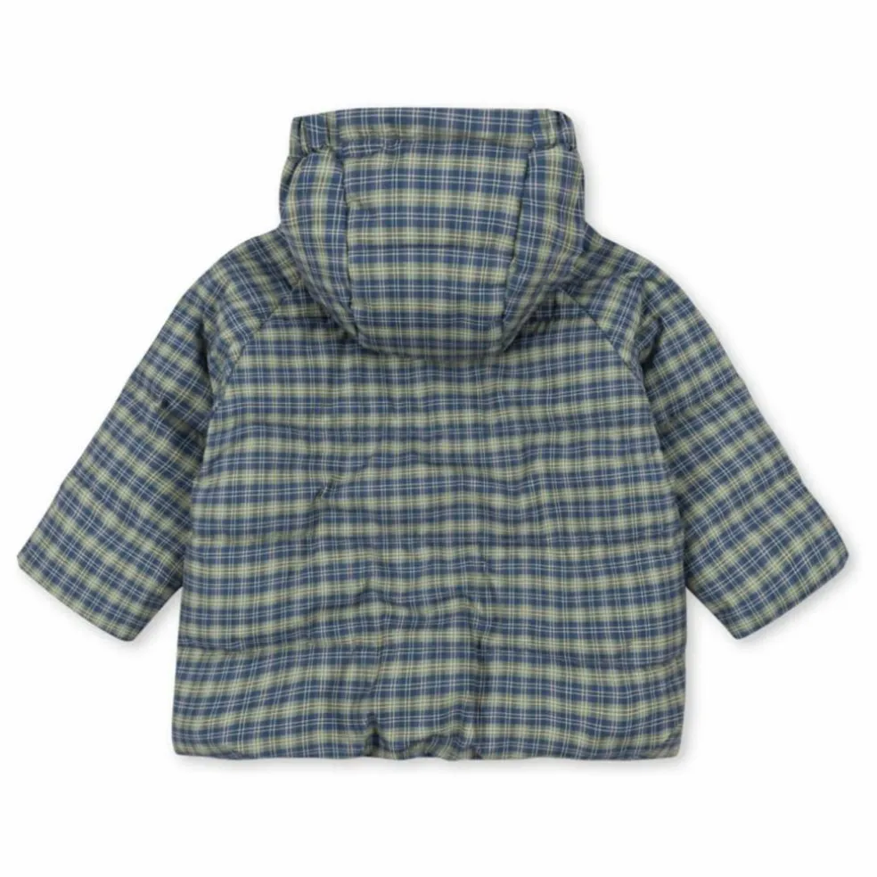 Doudoune Nuka Carreaux Fibres Recyclées | Bleu