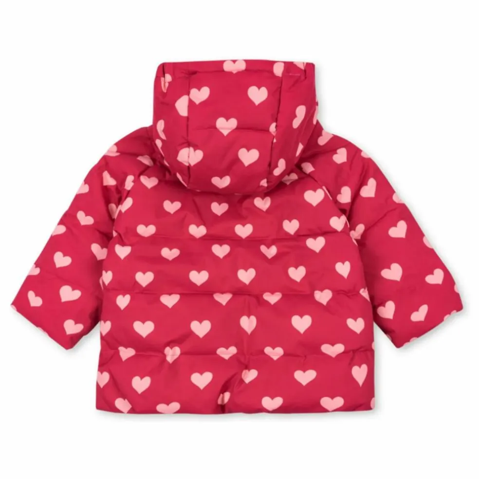 Doudoune Nuka Cœurs Fibres Recyclées | Rose fuschia