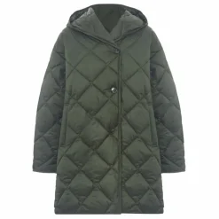 Doudoune Quilted Capuche | Vert