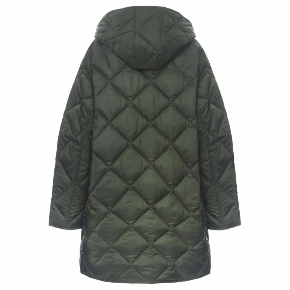 Doudoune Quilted Capuche | Vert