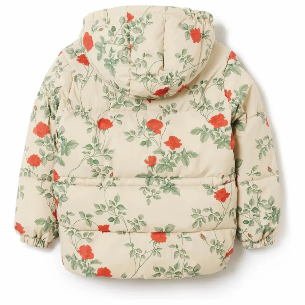 Doudoune Roses | Ecru
