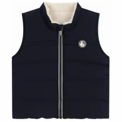 Doudoune Sans Manches Logo | Bleu marine