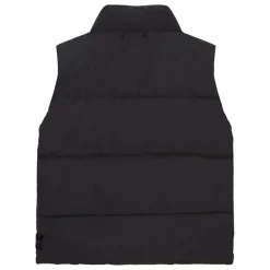 Doudoune Sans Manches Logo | Noir