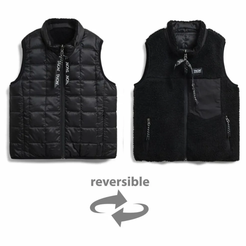 Doudoune Sans Manches Réversible Down x Boa Mountain | Noir