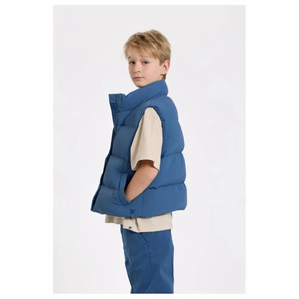 Doudoune Sans Manches Temper Fibres Recyclées | Bleu