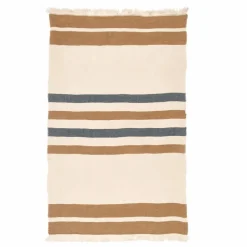 Drap de plage Dakota Stripe | Ecru