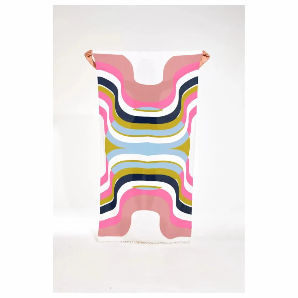 Drap de plage Halo | Rose