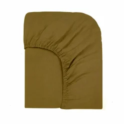 Drap housse Lin lavé | Olive