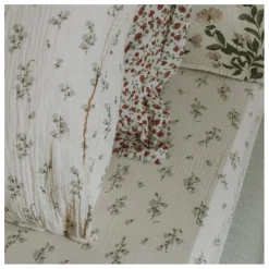 Drap-housse Bluebell en mousseline de coton | Crème