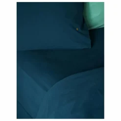 Drap-housse Celeste en coton bio | Bleu canard