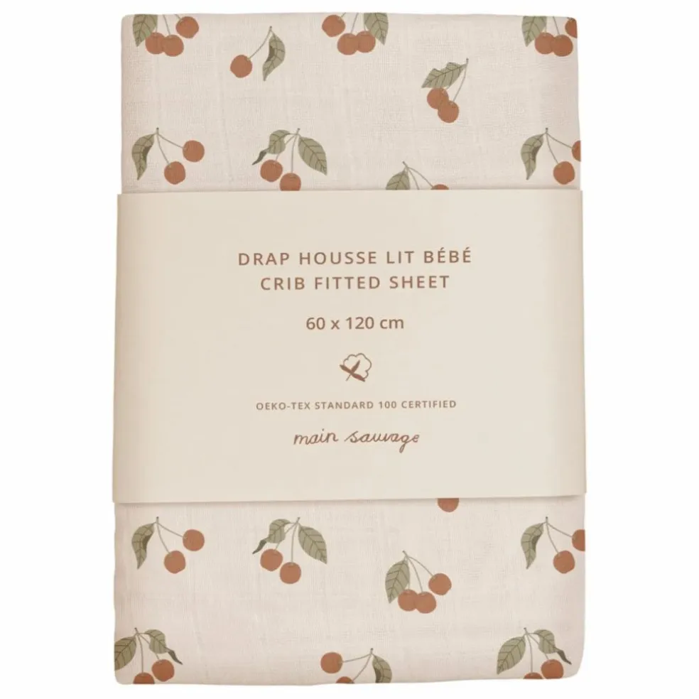 Drap-housse Cherry | Beige