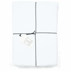 Drap-housse Dili en voile de coton | Blanc