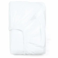 Drap-housse Dili en voile de coton | Blanc