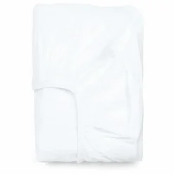 Drap-housse Dili en voile de coton | Blanc