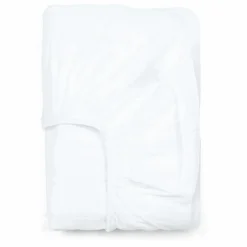 Drap-housse Dili en voile de coton | Blanc