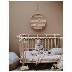 Drap-housse en coton | Blush
