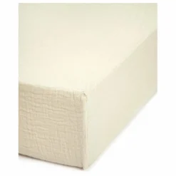 Drap-housse en coton bio | Naturel