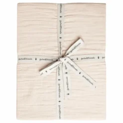 Drap-housse en mousseline de coton | Sable