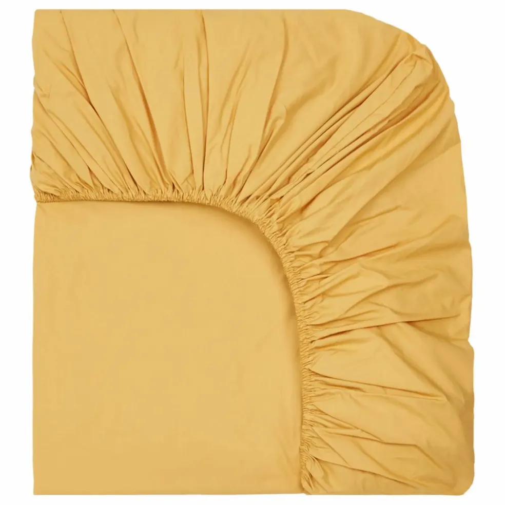 Drap-housse en percale organique | Doré