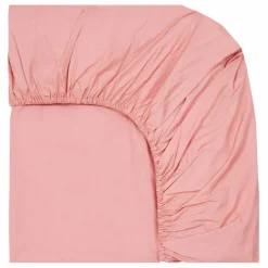 Drap-housse en percale organique | Rose poudré