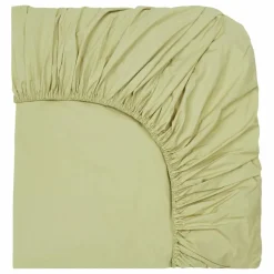 Drap-housse en percale organique | Vert pistache