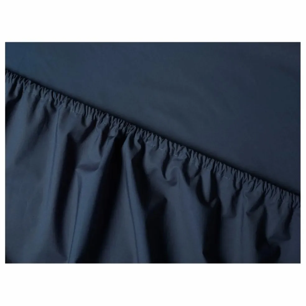 Drap-housse en percale organique | Bleu marine