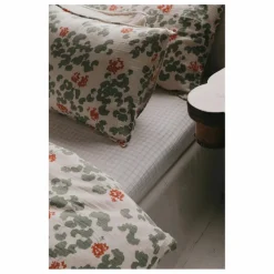 Drap-housse Gingham Sky | Bleu ciel