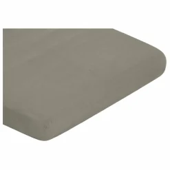 Drap-housse Géranium en mousseline de coton | Vert kaki