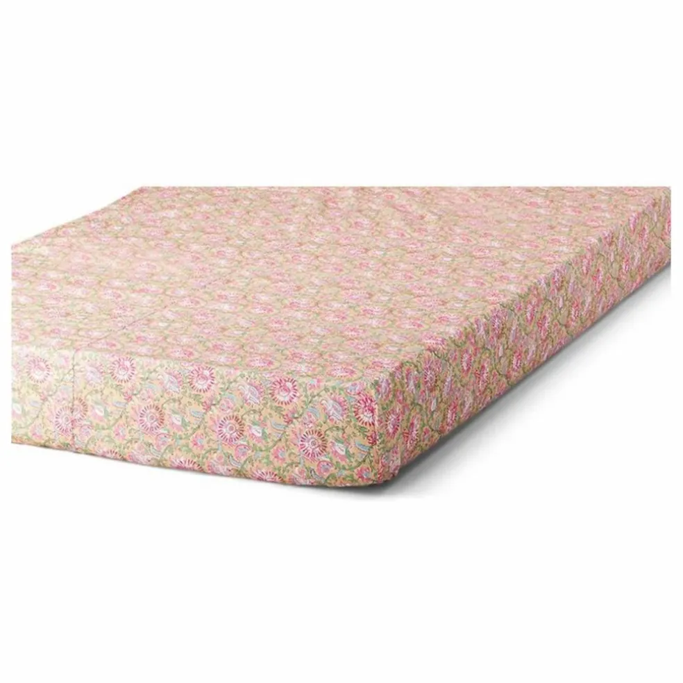 Drap-housse Nicole en coton bio | Jaune
