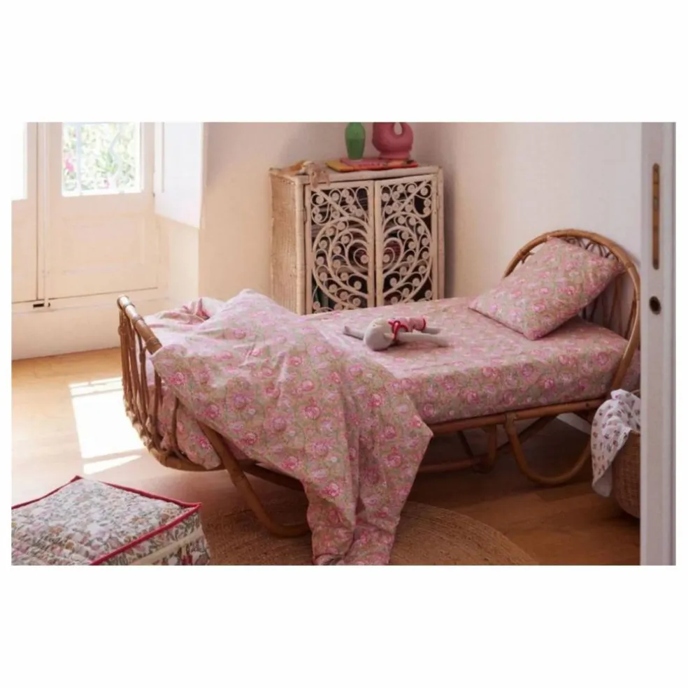 Drap-housse Nicole en coton bio | Jaune