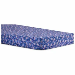 Drap-housse Nicole en coton bio | Bleu foncé