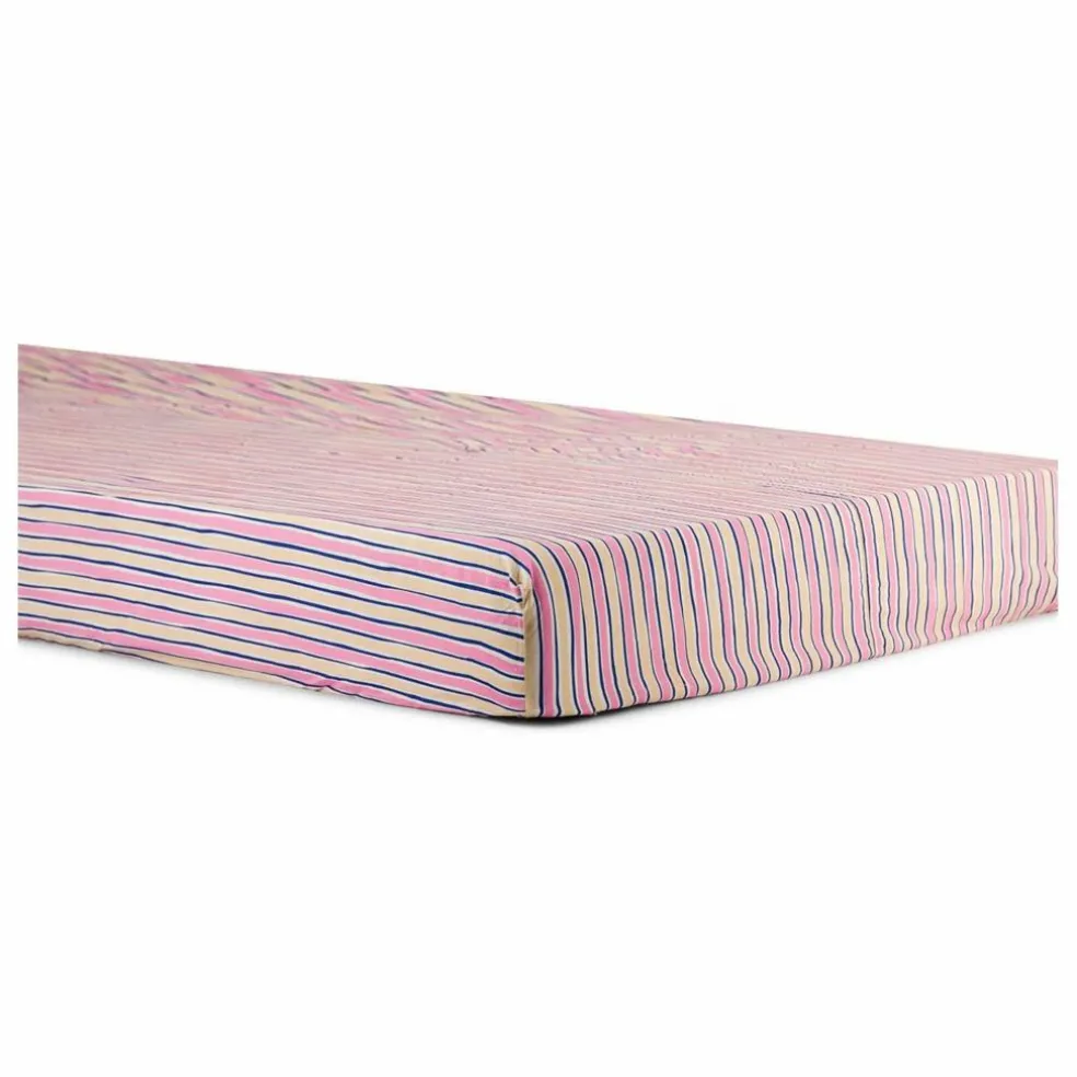 Drap-housse Nicole en coton bio | Rose fuschia