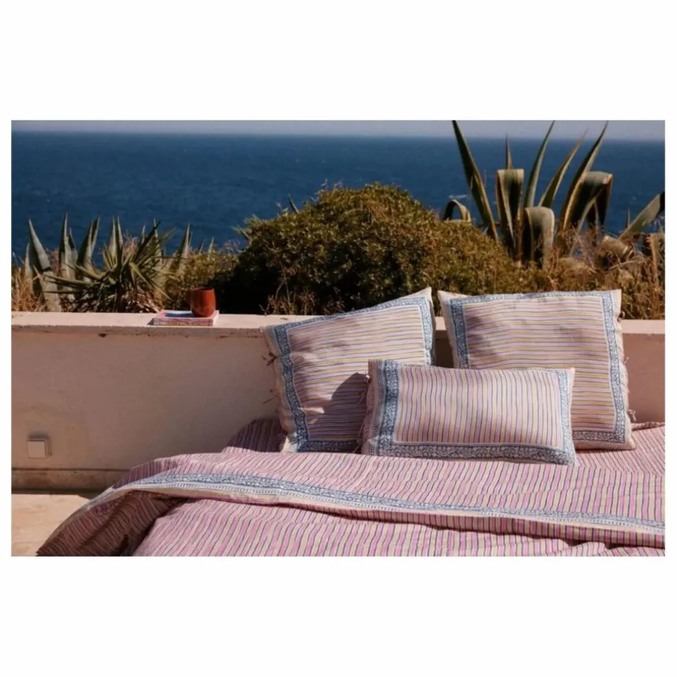 Drap-housse Nicole en coton bio | Rose fuschia
