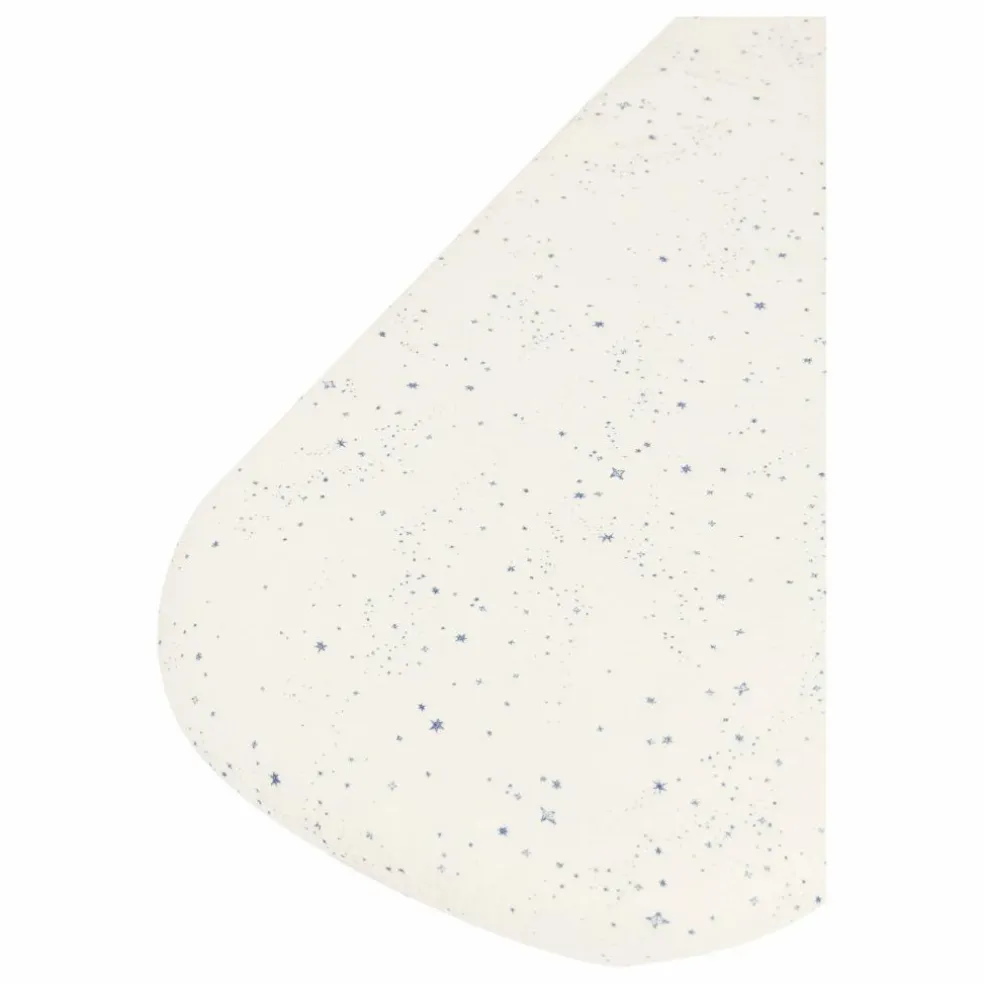 Drap-housse pour berceau Wabi Sabi Milky Way | Bleu