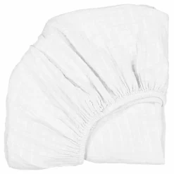 Drap-housse pour lit évolutif Kimi en coton bio | Blanc