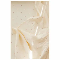 Drap-housse Ribbon en coton bio | Ecru