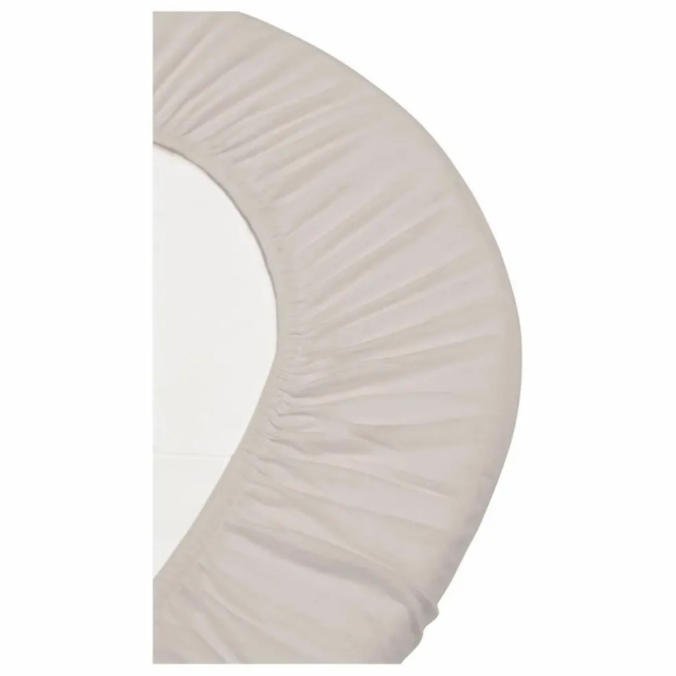 Draps-housses en coton bio - Set de 2 | Beige
