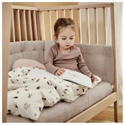 Draps-housses en coton bio - Set de 2 | Beige