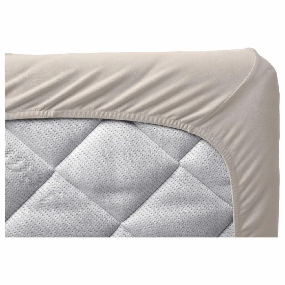 Draps-housses en coton bio - Set de 2 | Beige