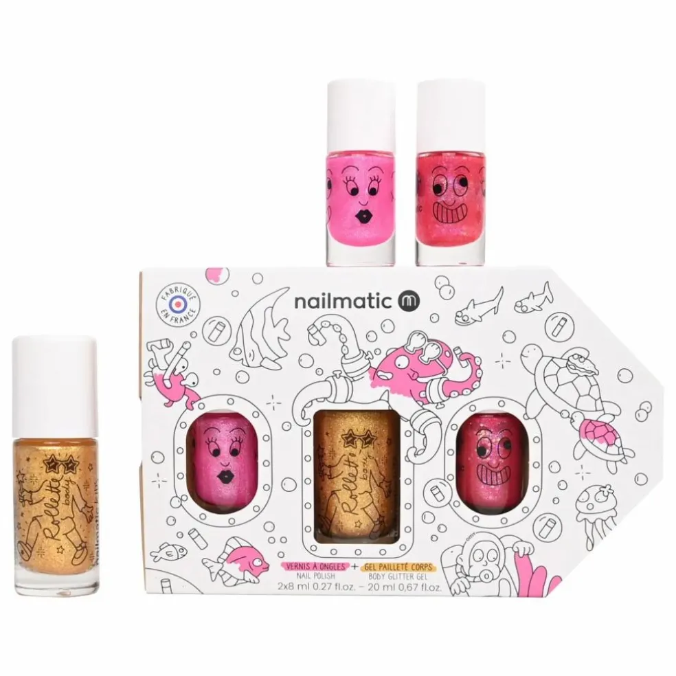 Duo de vernis et body rollette Exploration | Rose fuschia