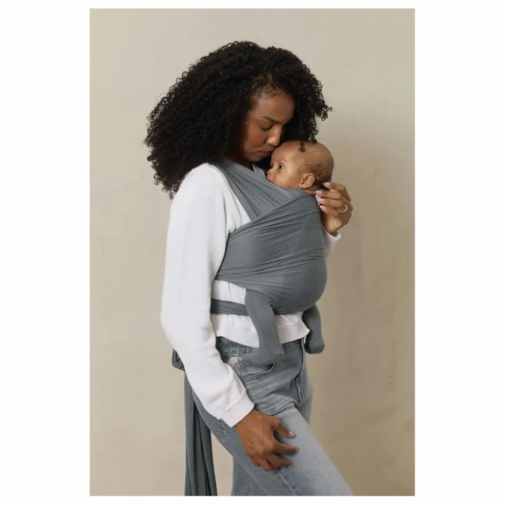 Echarpe de portage en modal | Gris anthracite