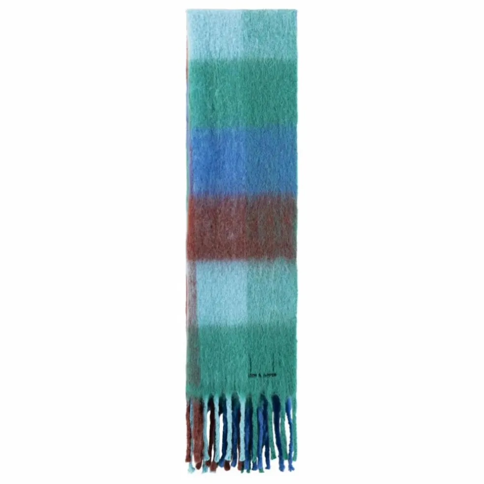 Echarpe Elton Carreaux | Bleu