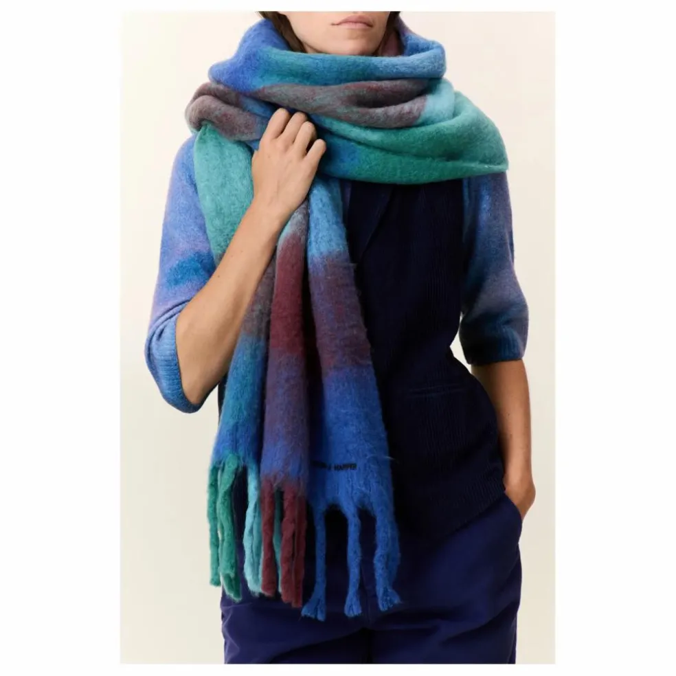 Echarpe Elton Carreaux | Bleu