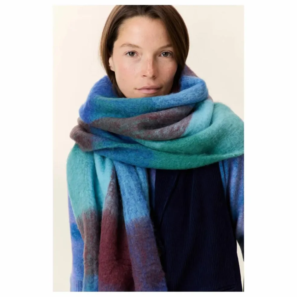 Echarpe Elton Carreaux | Bleu