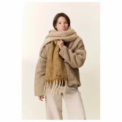 Echarpe Elton Rayée | Camel