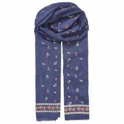 Echarpe Floaisley Corga Coton Bio | Bleu