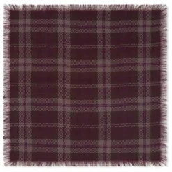 Echarpe Mini Carré Tartan Cachemire | Mûre