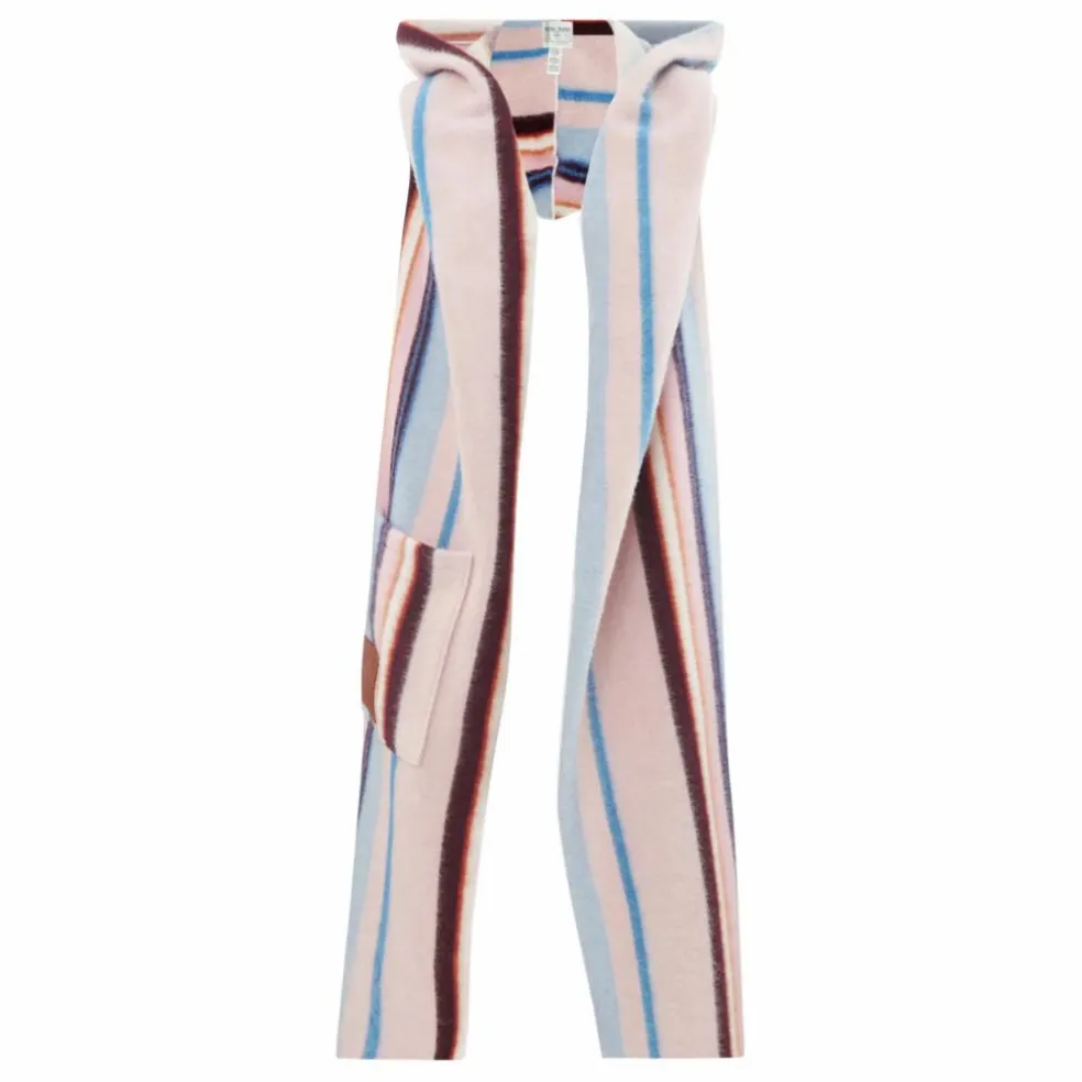 Echarpe Rayures Laine | Bois de rose