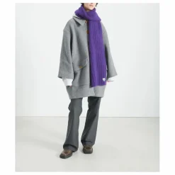 Echarpe Vitow Laine et Alpaga | Aubergine