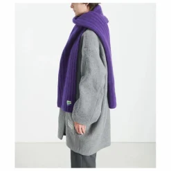 Echarpe Vitow Laine et Alpaga | Aubergine
